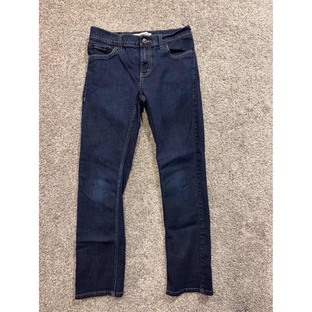 Levis 511 Jeans Boys 14 Reg Dark Blue Slim Performance Stretch Denim Pants
